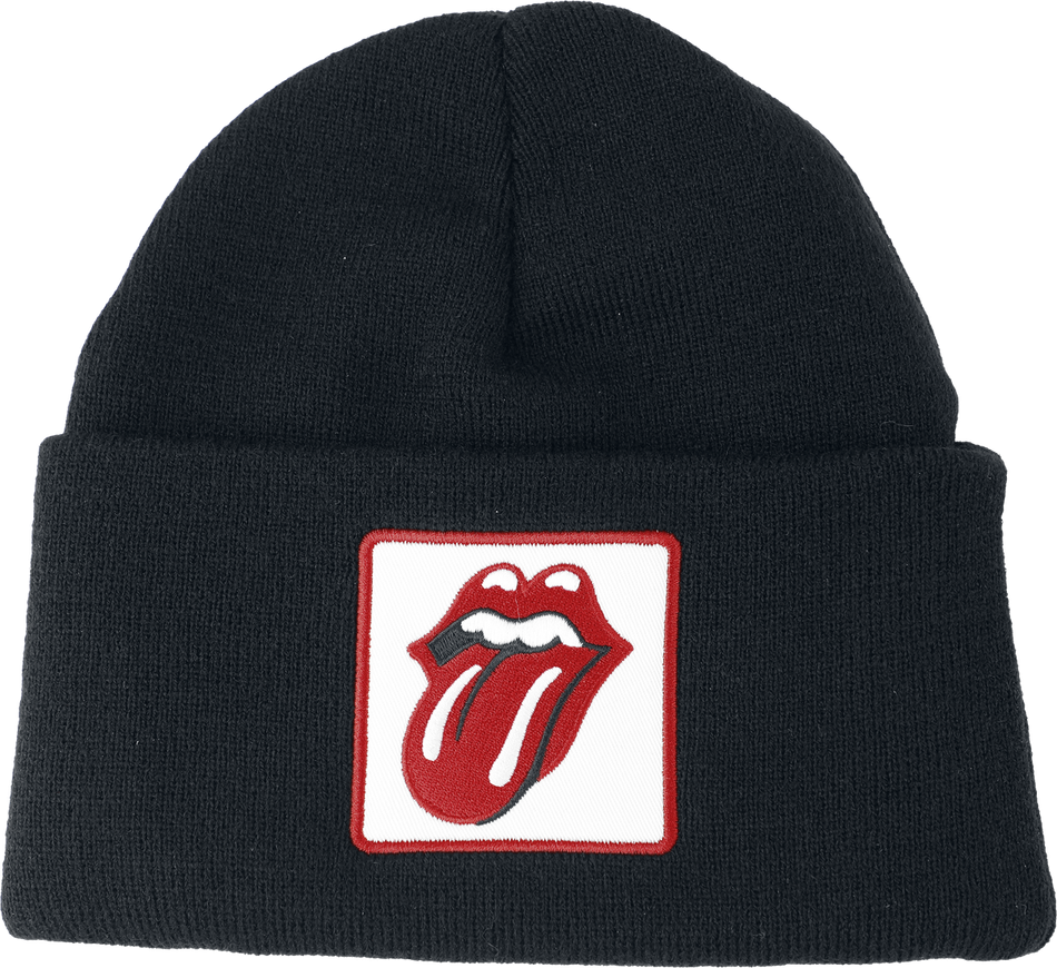 Bonnet  de The Rolling Stones - Amplified Collection - Patch Beanie - pour Unisexe - noir - The Rolling Stones - View 2