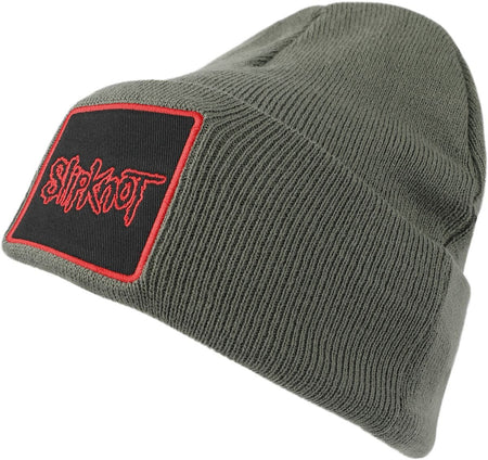 Bonnet  de Slipknot - Amplified Collection - Patch Beanie - pour Unisexe - olive - Slipknot
