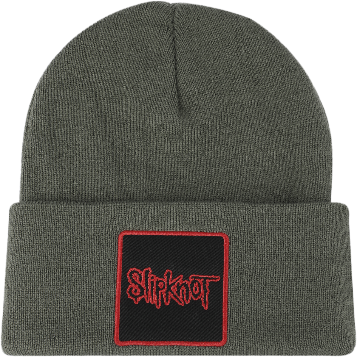 Bonnet  de Slipknot - Amplified Collection - Patch Beanie - pour Unisexe - olive - Slipknot - View 2