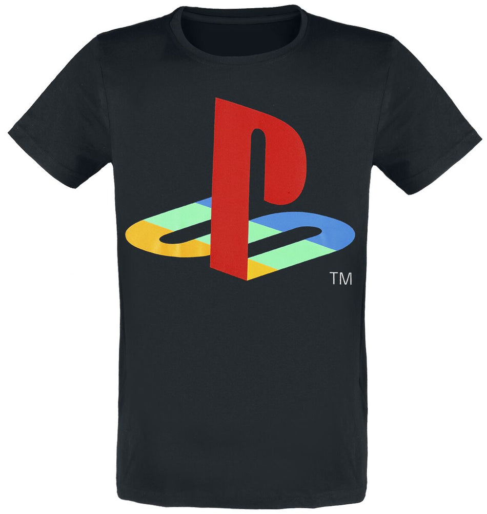 T-Shirt Manches courtes Gaming de Playstation - S à XXL - pour Homme - noir - Playstation