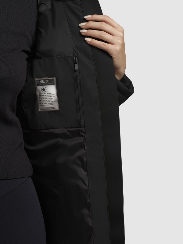 Parka  de Khujo - Faltd Teddy - S à XL - pour Femme - noir - Khujo - View 2