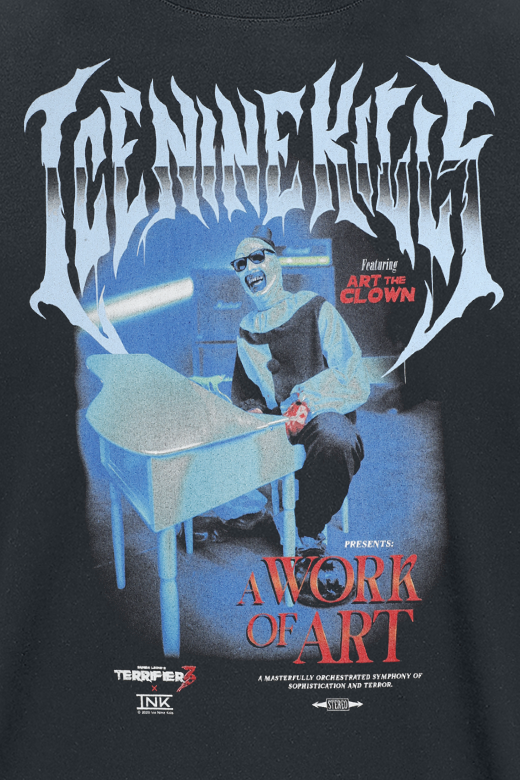 T-Shirt Manches courtes  de Ice Nine Kills - A Work Of Art Piano - S à 3XL - pour Homme - noir - Ice Nine Kills - View 2