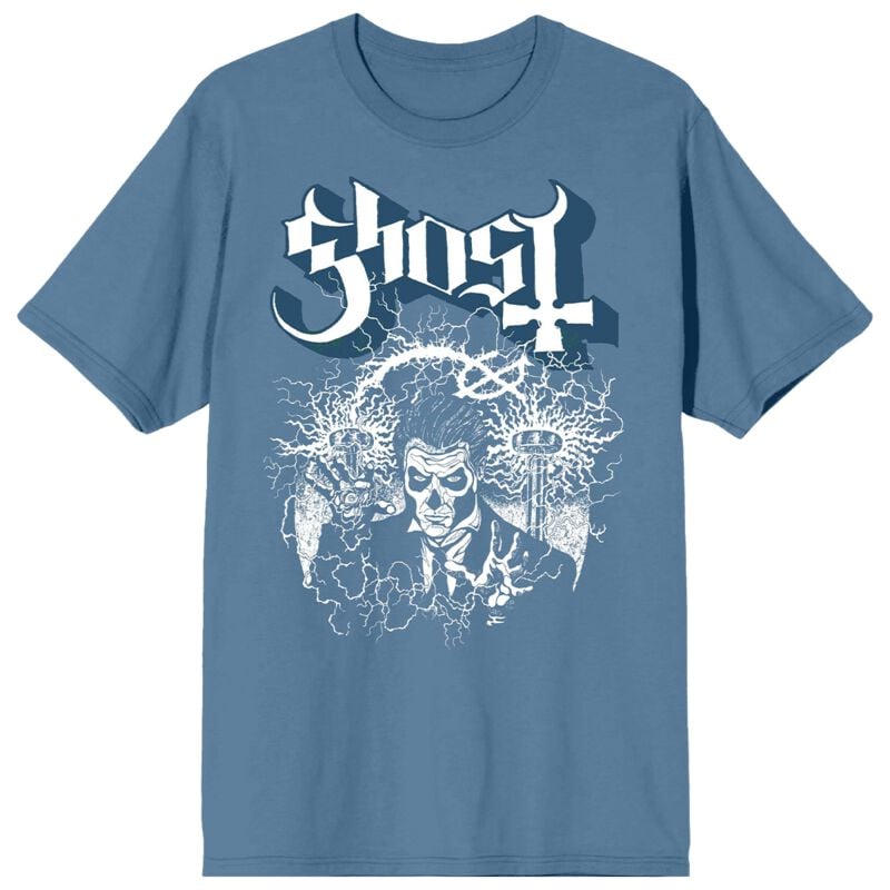 T-Shirt Manches courtes  de Ghost - Blacklight Blue - S à 4XL - pour Homme - bleu - Ghost