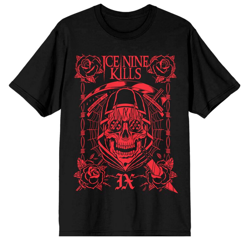 T-Shirt Manches courtes  de Ice Nine Kills - Tattoo Tee - S à M - pour Homme - noir - Ice Nine Kills
