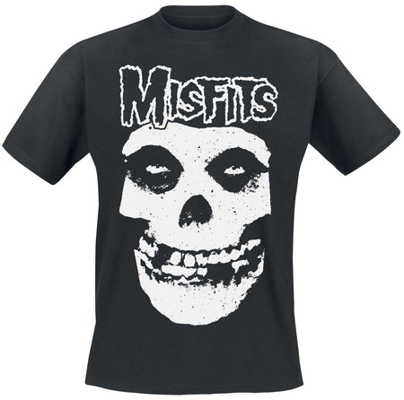 T-Shirt Manches courtes  de Misfits - White Logo - S à 4XL - pour Homme - noir - Misfits