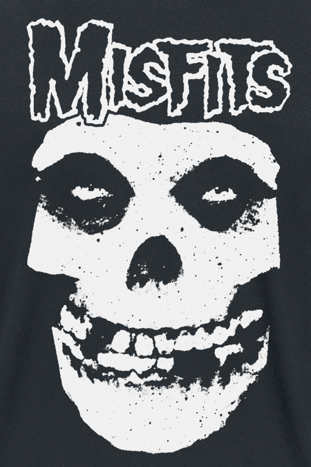 T-Shirt Manches courtes  de Misfits - White Logo - S à 4XL - pour Homme - noir - Misfits - View 2
