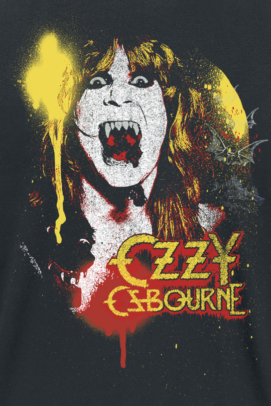 T-Shirt Manches courtes  de Ozzy Osbourne - Screaming Devil - S à 4XL - pour Homme - noir - Ozzy Osbourne - View 2