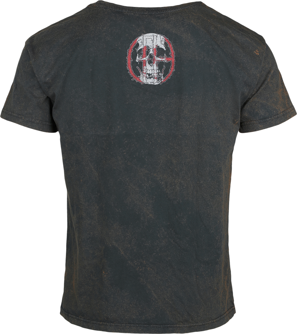 T-Shirt Manches courtes  de Pantera - Skull Circle - S à XL - pour Homme - rouille - Pantera - View 2