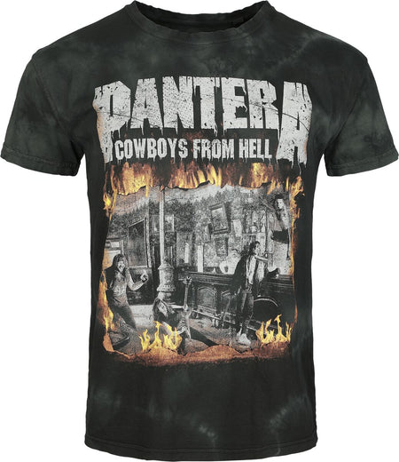 T-Shirt Manches courtes  de Pantera - Cowboys From Hell - XL - pour Homme - vert - Pantera