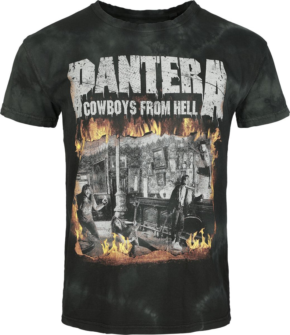 T-Shirt Manches courtes  de Pantera - Cowboys From Hell - S à 4XL - pour Homme - vert - Pantera