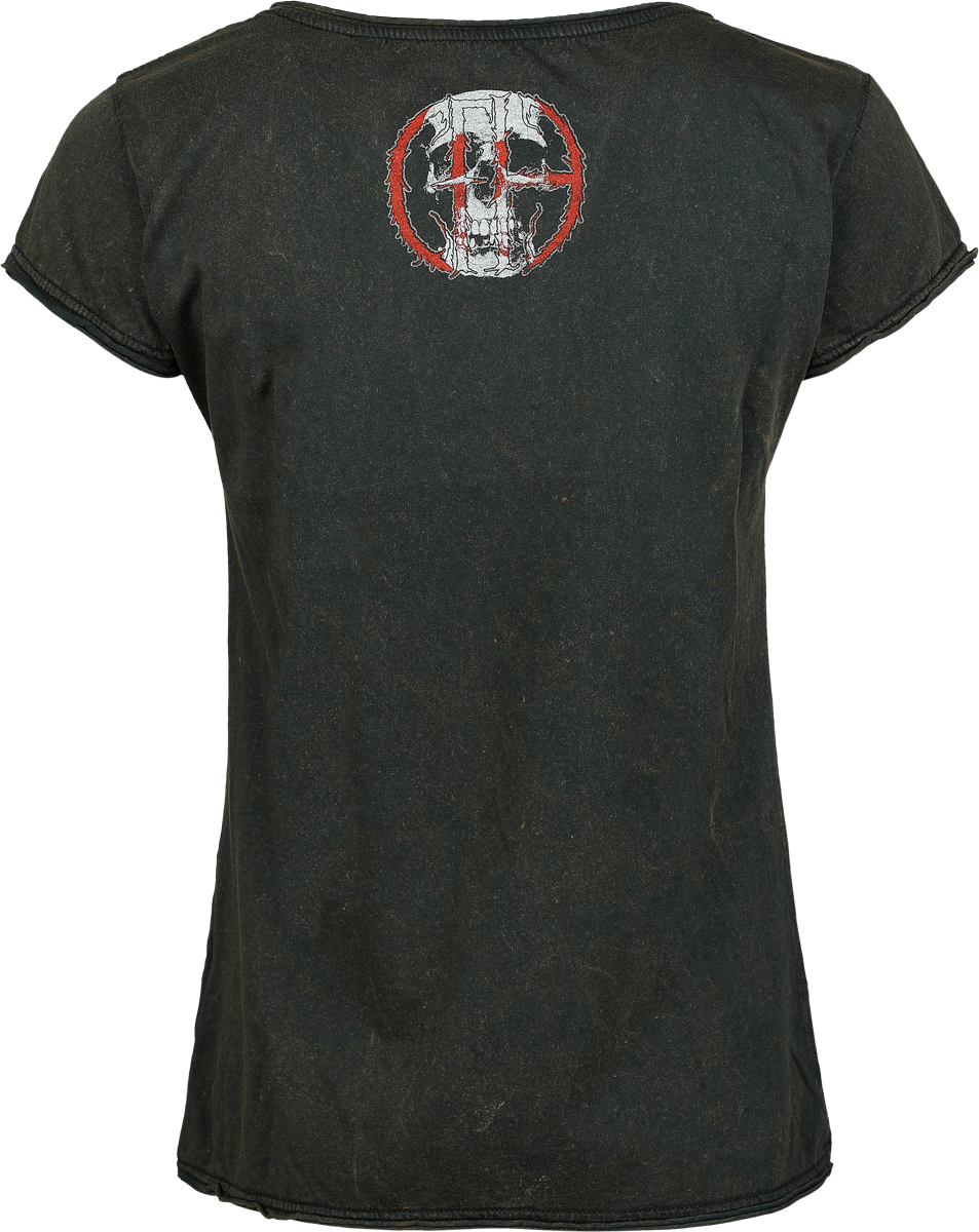 T-Shirt Manches courtes  de Pantera - Skull Circle - L à XXL - pour Femme - rouille - Pantera - View 2