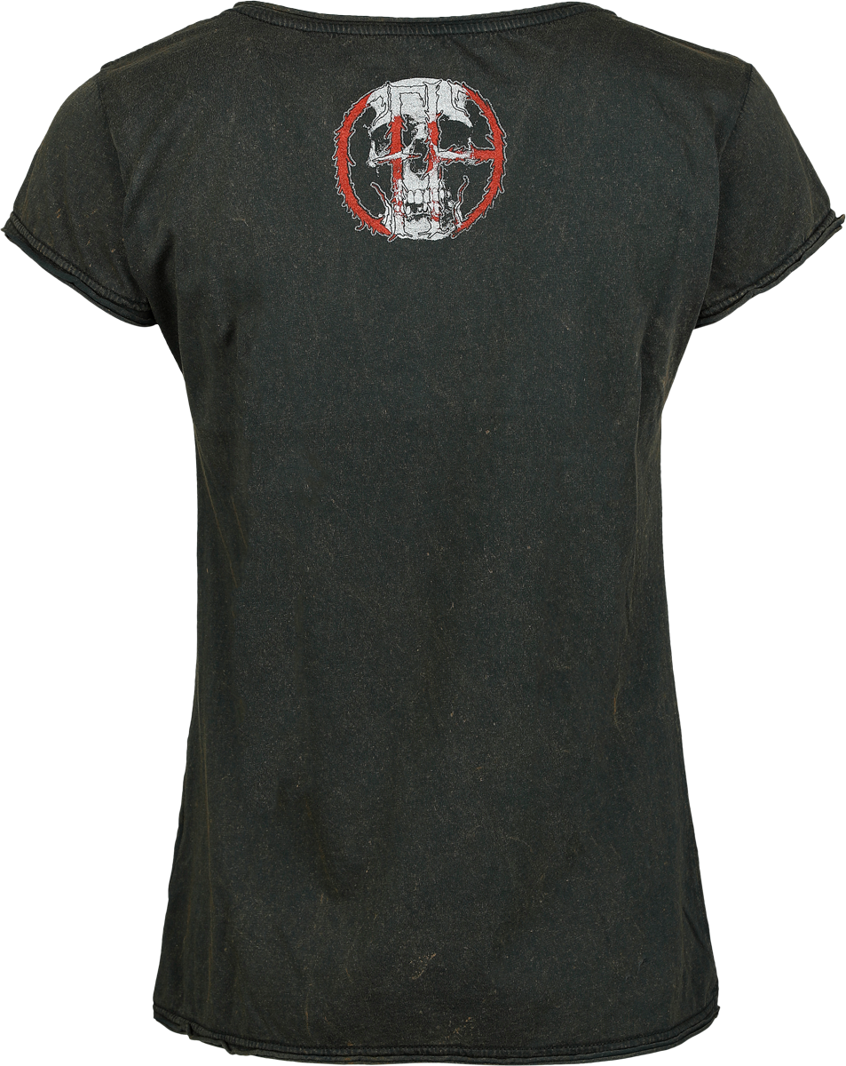 T-Shirt Manches courtes  de Pantera - Skull Circle - S à 4XL - pour Femme - rouille - Pantera - View 2
