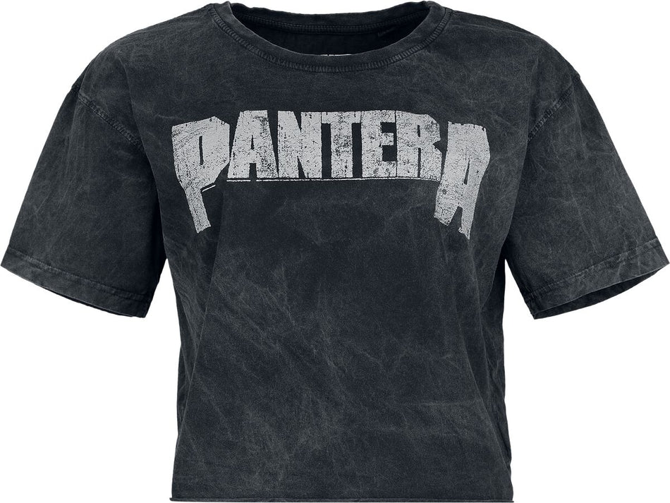 T-Shirt Manches courtes  de Pantera - Logo - L à 4XL - pour Femme - noir - Pantera