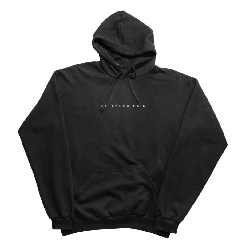 Sweat-shirt à capuche  de Thrown - Extended Pain - S à M - pour Homme - noir - Thrown