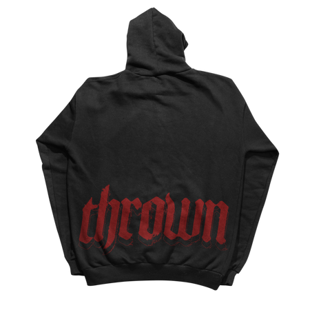 Sweat-shirt à capuche  de Thrown - Extended Pain - S à M - pour Homme - noir - Thrown - View 2