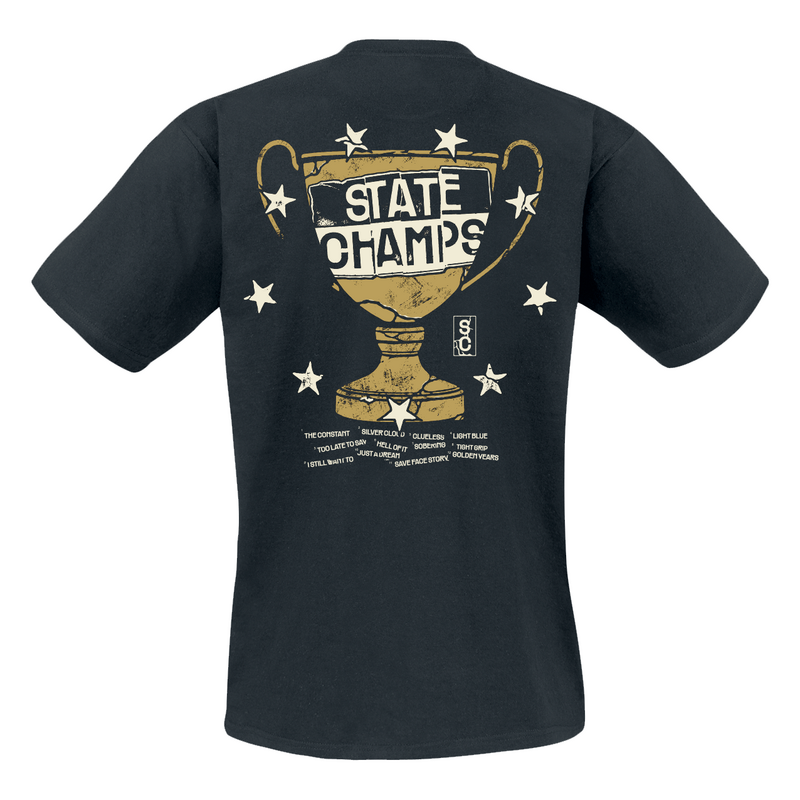 T-Shirt Manches courtes  de State Champs - S à XXL - pour Homme - noir - State Champs - View 2