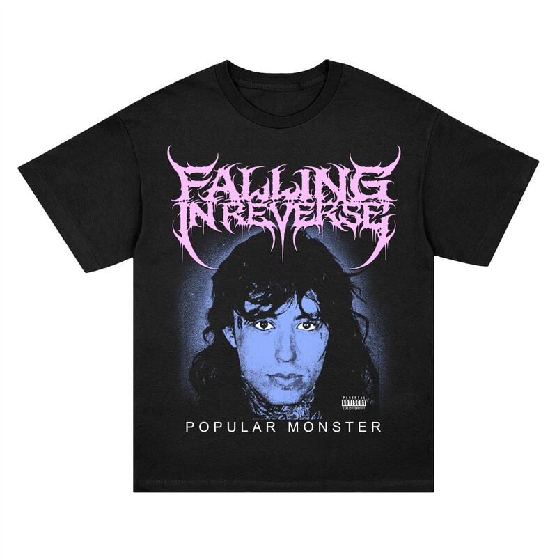 T-Shirt Manches courtes  de Falling In Reverse - Monster Creature - M à XXL - pour Homme - noir - Falling In Reverse