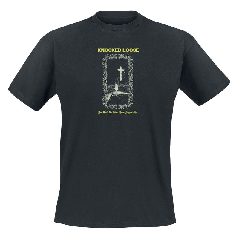 T-Shirt Manches courtes  de Knocked Loose - You won't go before you're supposed to - S à XXL - pour Homme - noir - Knocked Loose