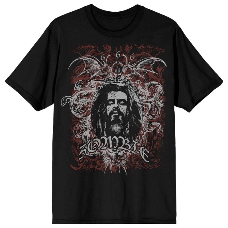 T-Shirt Manches courtes  de Rob Zombie - Femme Design - M à L - pour Homme - noir - Rob Zombie