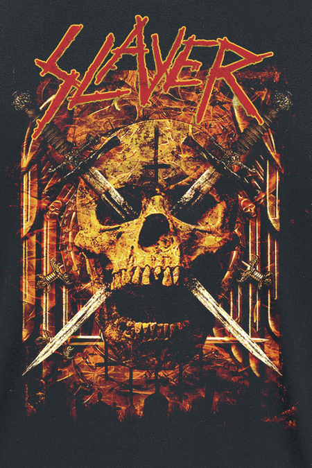 T-Shirt Manches courtes  de Slayer - Skull Swords - M à 3XL - pour Homme - noir - Slayer - View 2