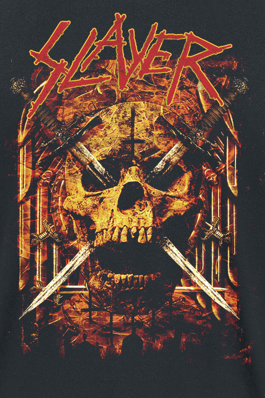 T-Shirt Manches courtes  de Slayer - Skull Swords - M à 3XL - pour Homme - noir - Slayer - View 2