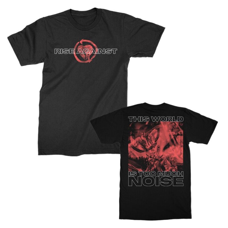 T-Shirt Manches courtes  de Rise Against - Too Much Noise - M à XL - pour Homme - noir - Rise Against