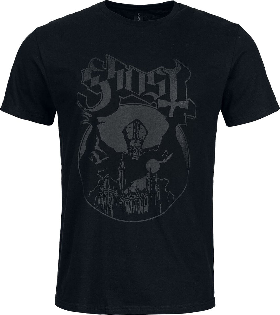 T-Shirt Manches courtes  de Ghost - Logo - S à 4XL - pour Homme - noir - Ghost