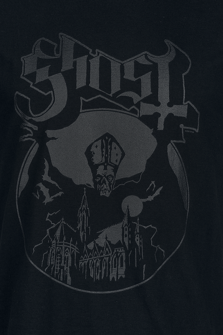 T-Shirt Manches courtes  de Ghost - Logo - S à 4XL - pour Homme - noir - Ghost - View 2