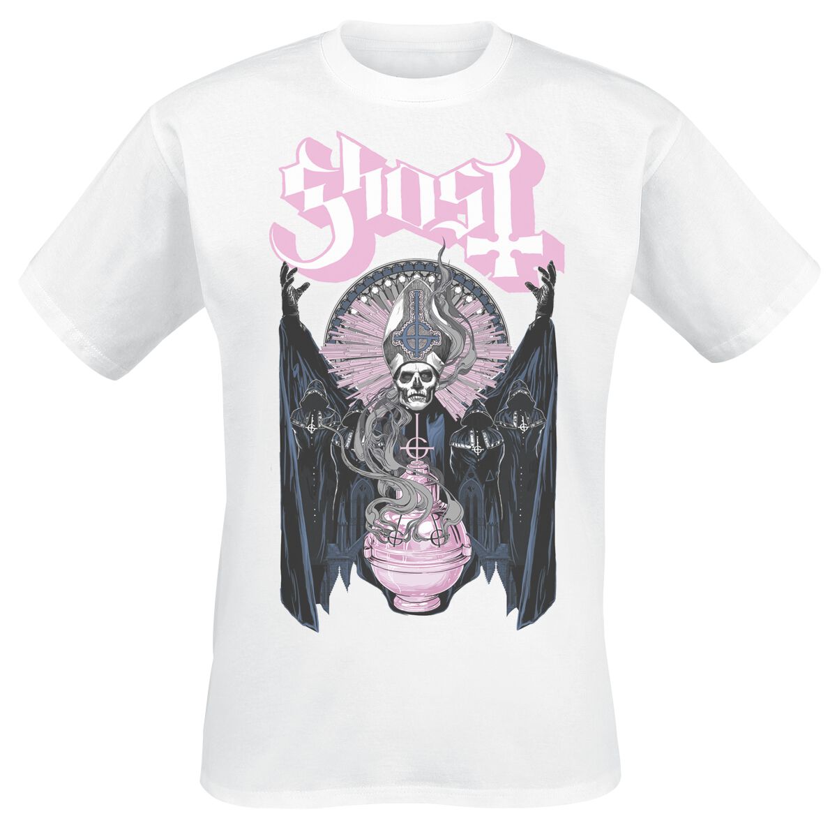 T-Shirt Manches courtes  de Ghost - Beneficense - S à 4XL - pour Homme - blanc - Ghost
