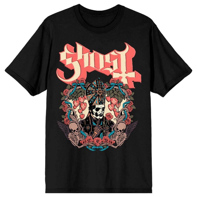 T-Shirt Manches courtes  de Ghost - Papa Hearts - S à 4XL - pour Homme - noir - Ghost