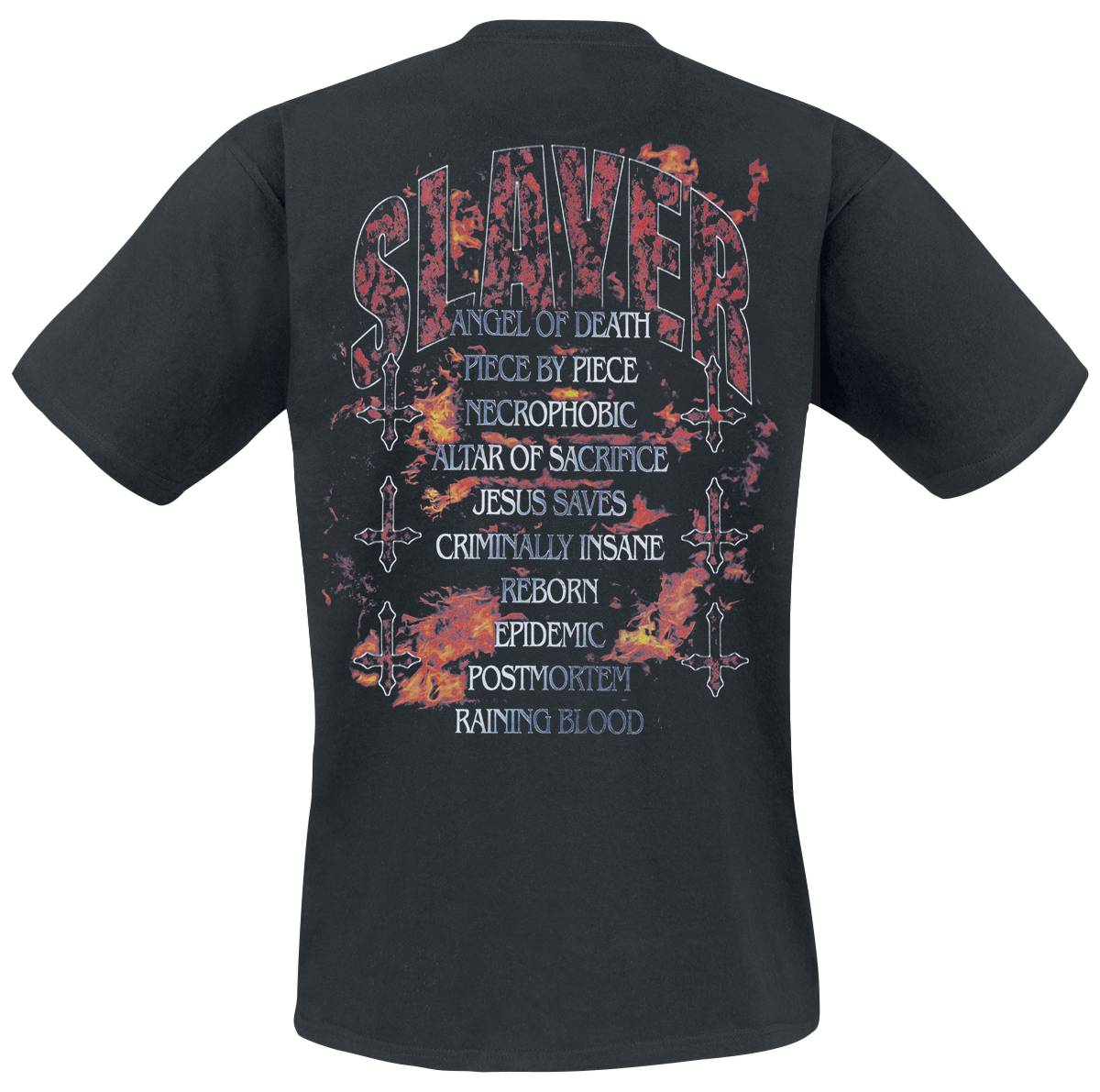 T-Shirt Manches courtes  de Slayer - Reign Sword Skull - S à L - pour Homme - noir - Slayer - View 2