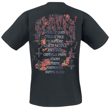 T-Shirt Manches courtes  de Slayer - Reign Sword Skull - S à L - pour Homme - noir - Slayer - View 2