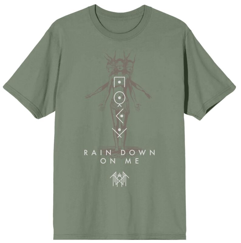 T-Shirt Manches courtes  de Sleep Token - Rain - S à 3XL - pour Homme - vert - Sleep Token