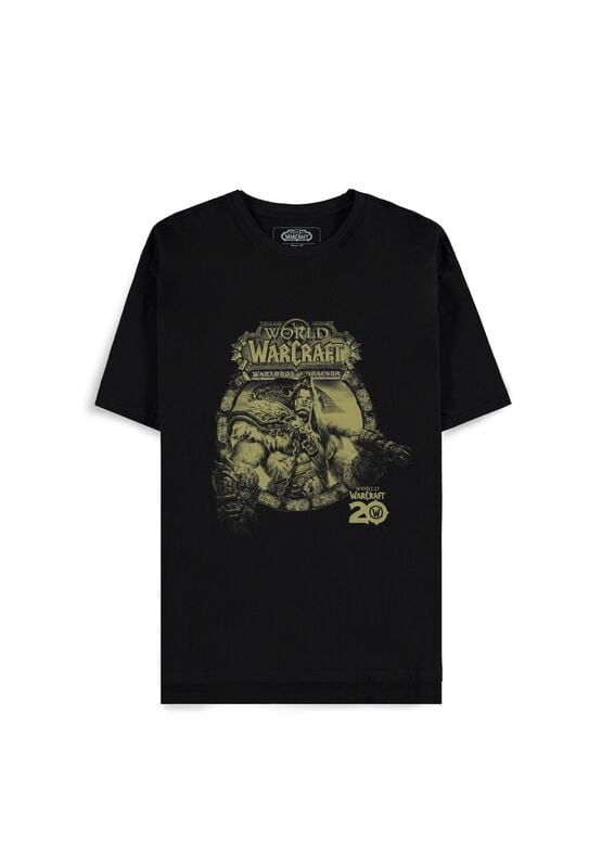 T-Shirt Manches courtes Gaming de World Of Warcraft - 20e Anniversaire - S à L - pour Homme - noir - World Of Warcraft