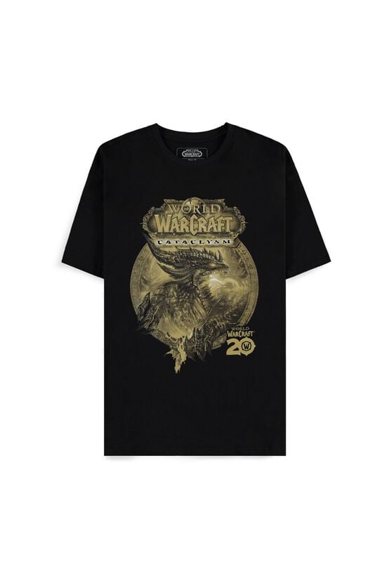 T-Shirt Manches courtes Gaming de World Of Warcraft - 20e Anniversaire - S à M - pour Homme - noir - World Of Warcraft