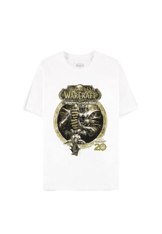 T-Shirt Manches courtes Gaming de World Of Warcraft - 20e Anniversaire - S à M - pour Homme - blanc - World Of Warcraft