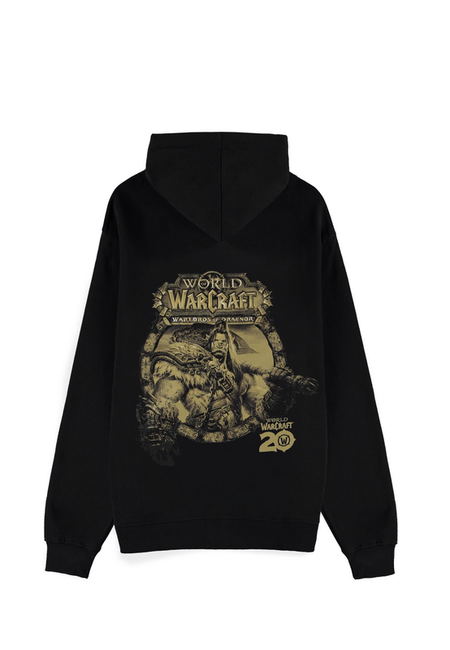 Sweat-shirt zippé à capuche Gaming de World Of Warcraft - 20e Anniversaire - S à M - pour Homme - noir - World Of Warcraft - View 2