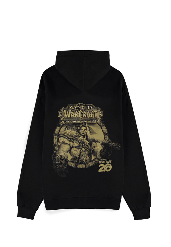 Sweat-shirt zippé à capuche Gaming de World Of Warcraft - 20e Anniversaire - S à M - pour Homme - noir - World Of Warcraft - View 2