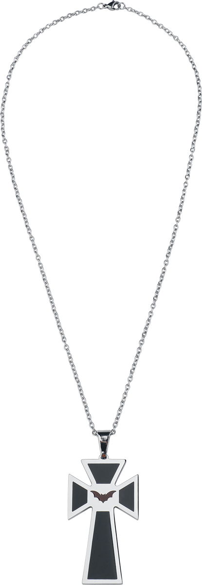 Collier Gothic de etNox hard and heavy - Croix & Chauve-Souris - pour Unisexe - noir/argent - etNox hard and heavy - View 2