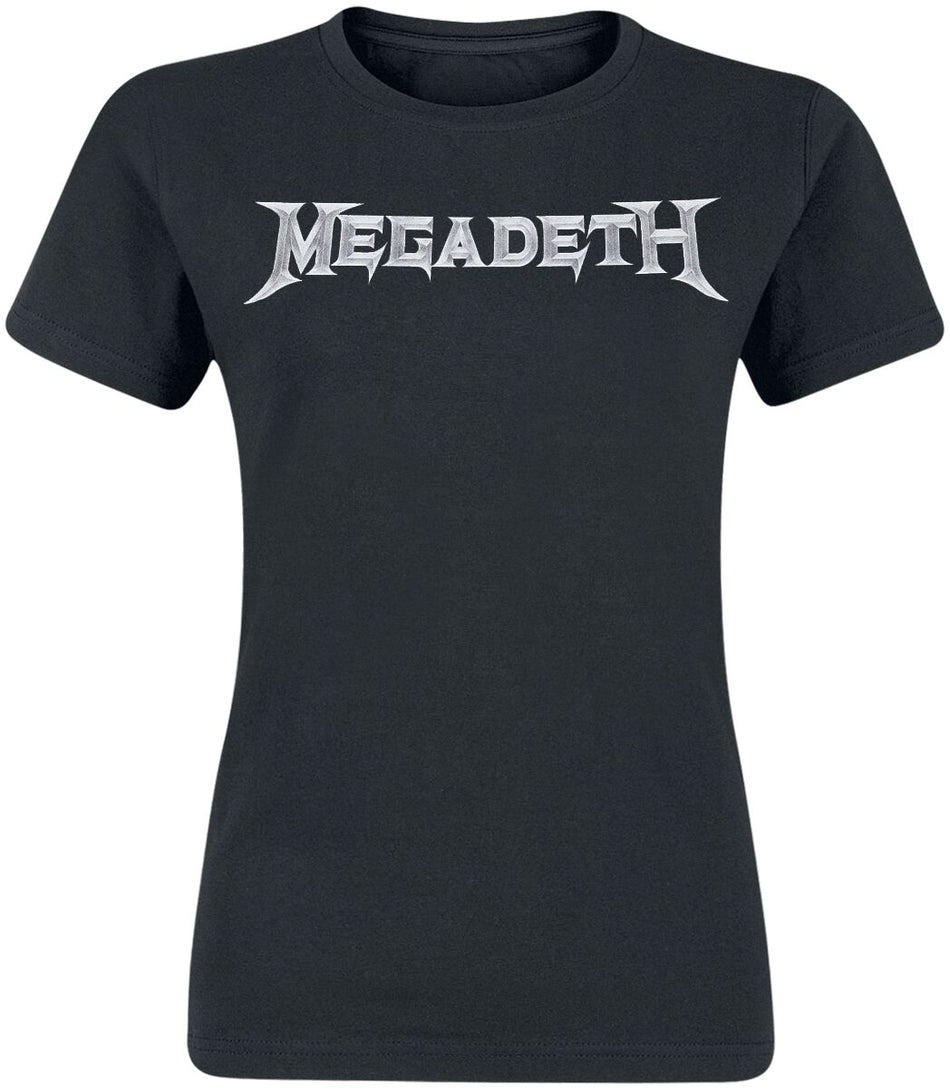 T-Shirt Manches courtes  de Megadeth - Logo - S à XXL - pour Femme - noir - Megadeth