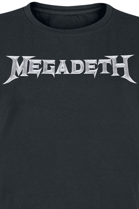 T-Shirt Manches courtes  de Megadeth - Logo - S à XXL - pour Femme - noir - Megadeth - View 2