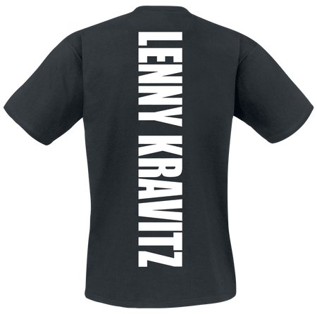 T-Shirt Manches courtes  de Lenny Kravitz - Human - S à 4XL - pour Homme - noir - Lenny Kravitz - View 2