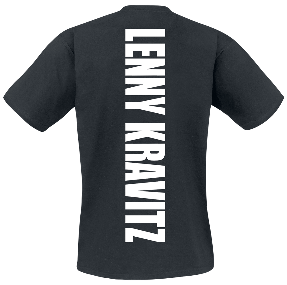 T-Shirt Manches courtes  de Lenny Kravitz - Human - S à 4XL - pour Homme - noir - Lenny Kravitz - View 2
