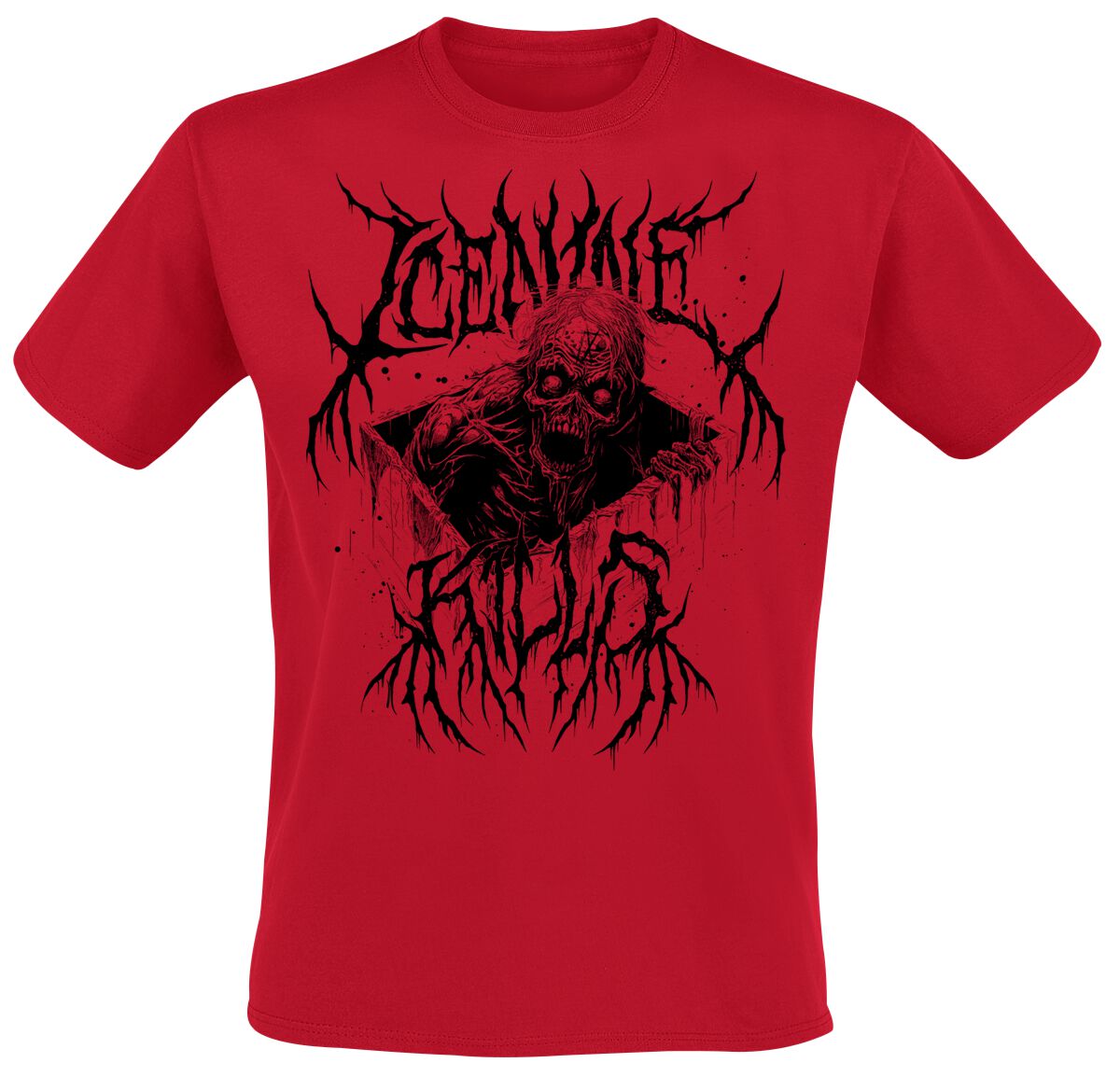 T-Shirt Manches courtes  de Ice Nine Kills - Ex Mortis - M à 4XL - pour Homme - rouge - Ice Nine Kills