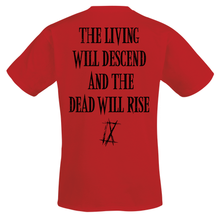 T-Shirt Manches courtes  de Ice Nine Kills - Ex Mortis - M à 4XL - pour Homme - rouge - Ice Nine Kills - View 2