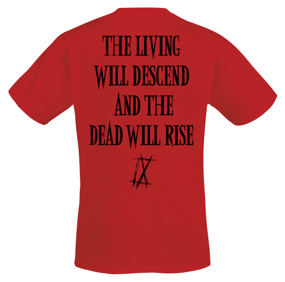 T-Shirt Manches courtes  de Ice Nine Kills - Ex Mortis - M à 4XL - pour Homme - rouge - Ice Nine Kills - View 2