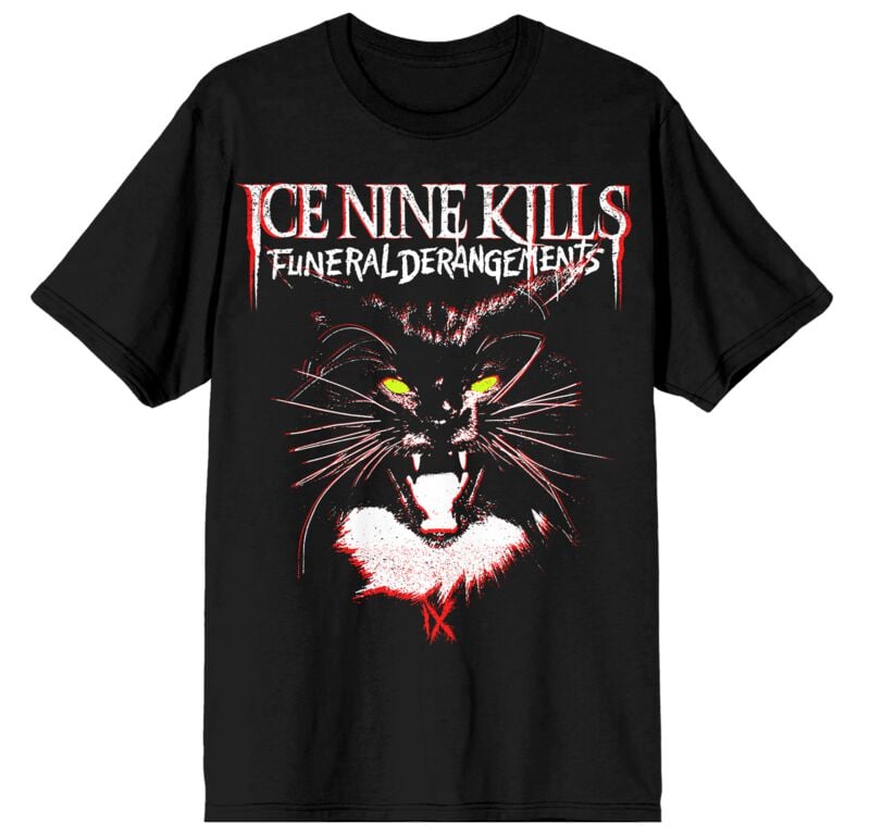 T-Shirt Manches courtes  de Ice Nine Kills - FD Cat - S à 4XL - pour Homme - noir - Ice Nine Kills