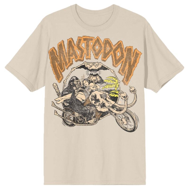 T-Shirt Manches courtes  de Mastodon - Prehistoric - S à M - pour Homme - naturel - Mastodon