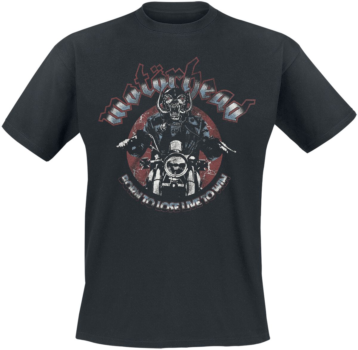 T-Shirt Manches courtes  de Motörhead - Motorcycle - S à 3XL - pour Homme - noir - Motörhead