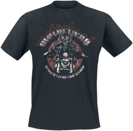 T-Shirt Manches courtes  de Motörhead - Motorcycle - S à M - pour Homme - noir - Motörhead